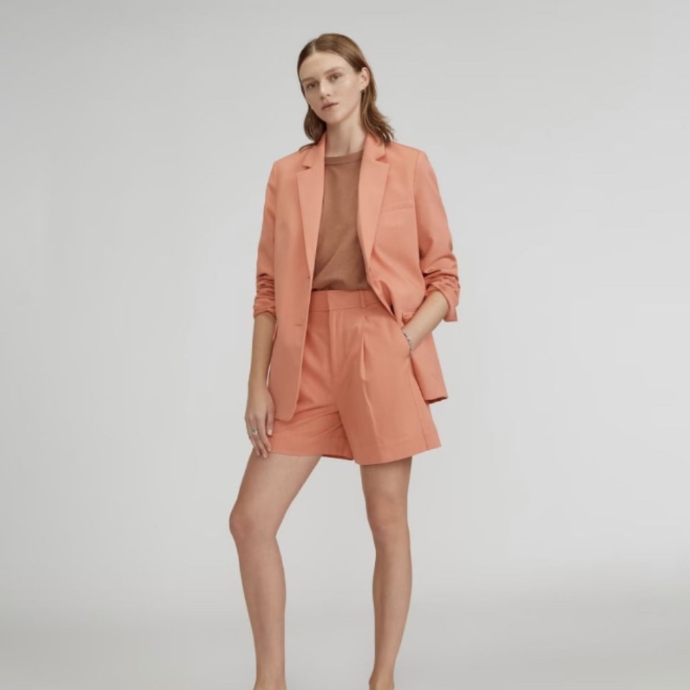 Everlane Peach Tailored High-Rise Women's Shorts